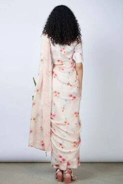 Nadiya Paar Satin Roseberry Blouse -Inca Sales Store napa17 3