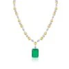 Diosa Paris Emerald Pendant Necklace -Inca Sales Store ne 2011 0048 1