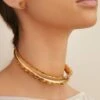 Outhouse Poppi Scallop Choker Necklace 2 Outhouse Poppi Scallop Choker Necklace -Inca Sales Store ohaw21ch051 1 1