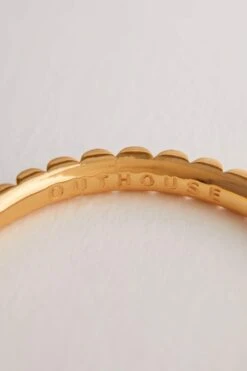 Outhouse Poppi Scallop Choker Necklace -Inca Sales Store ohaw21ch051 4 1