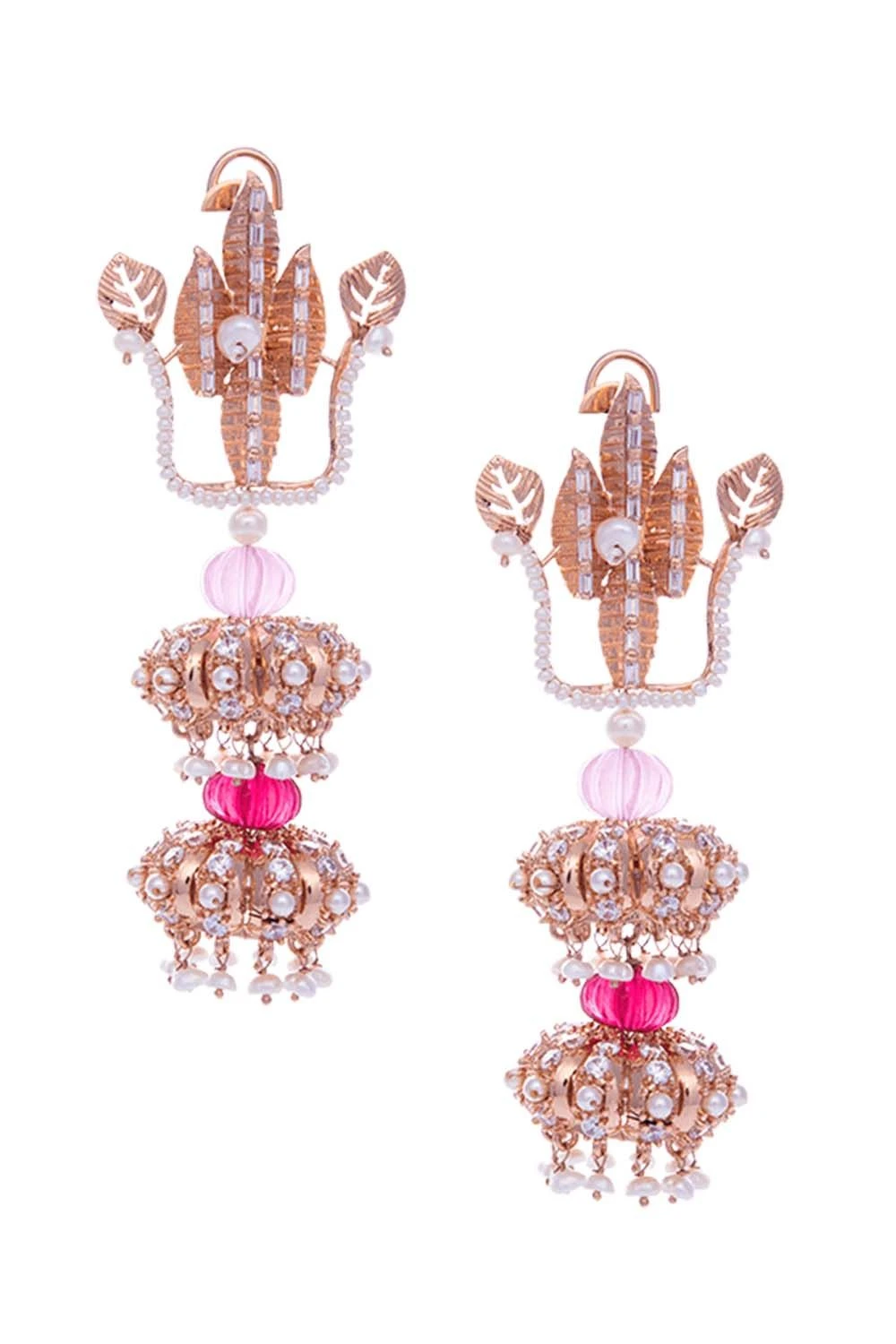 Outhouse Double Layer Melon Earrings 4 Outhouse Double Layer Melon Earrings - Image 2