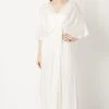 Dilnaz Ivory Draped Grecian Gown -Inca Sales Store p185 2019 1