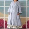 Ikai Blue Gingham Dress & Skirt Set -Inca Sales Store pld3133 1