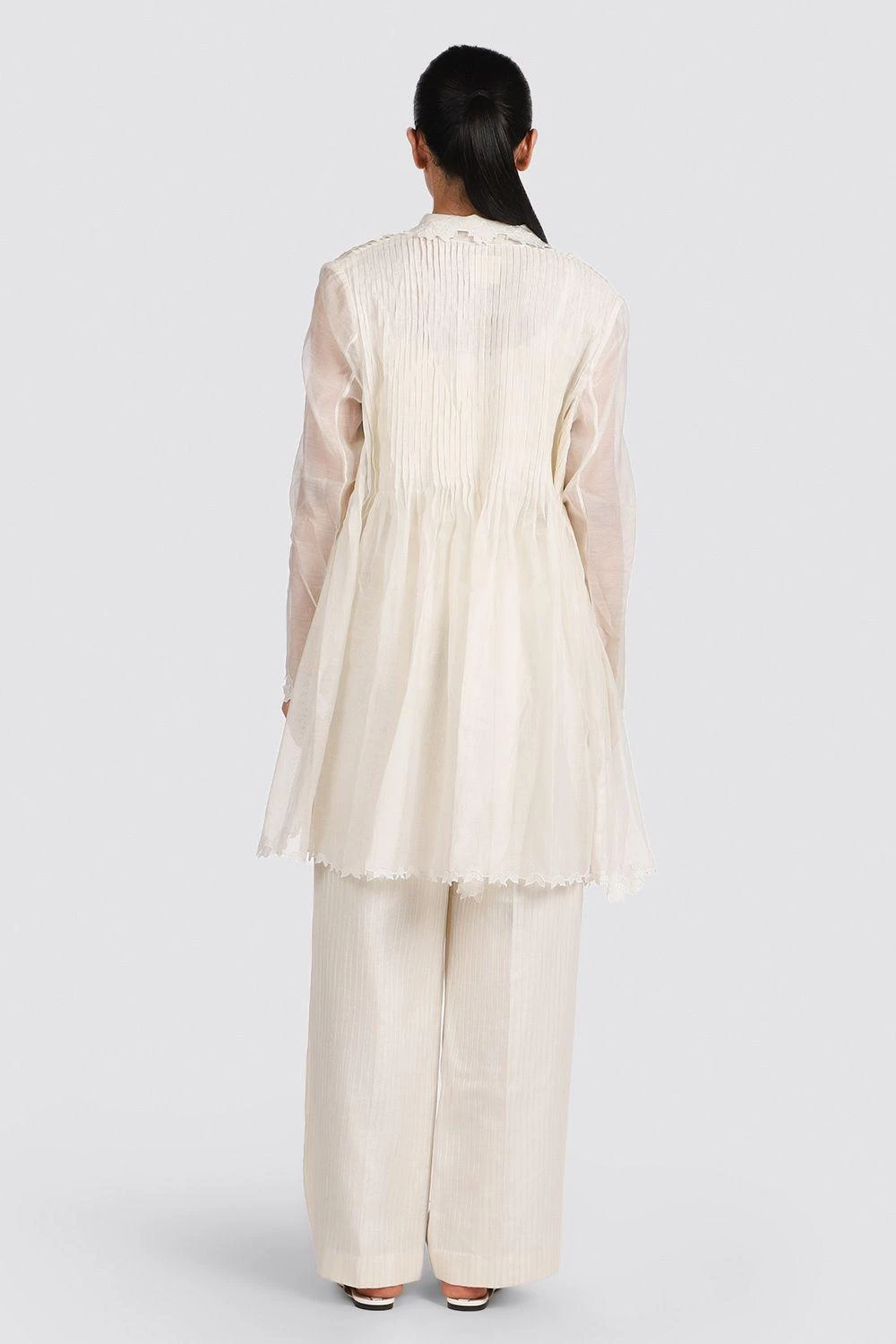 Ikai Cutwork Pleated Jacket 6 Ikai Cutwork Pleated Jacket - Image 4
