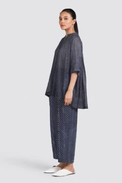 Ikai Shibori Pleated Shirt -Inca Sales Store pls812 2