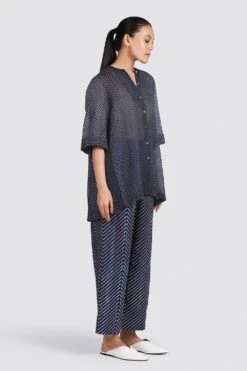 Ikai Shibori Pleated Shirt -Inca Sales Store pls812 3