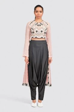 Payal Singhal Anarkali And Drop Crotch Pant Set