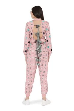 PS Pret By Payal Singhal Printed Back-tie Bomber Jacket & Joggers -Inca Sales Store ps fw796 6
