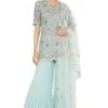 Payal Singhal Powder Blue Georgette Embroidered Sharara Set -Inca Sales Store ps kp0079 1