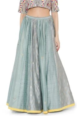 Payal Singhal Pale Blue Brocade Lehenga Set -Inca Sales Store ps lh0020 c 5