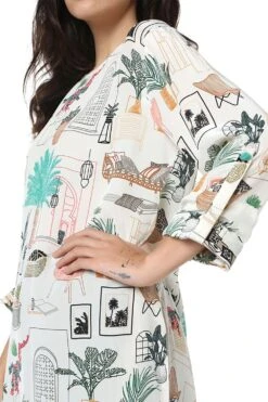 PS Pret By Payal Singhal Cafe Morocco Print Asymmetrical Tunic -Inca Sales Store ps tu1358 a 4