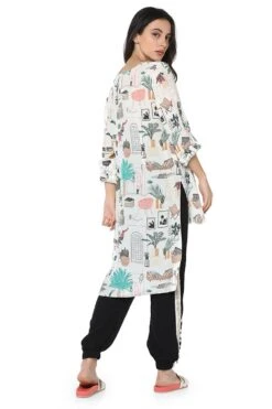 PS Pret By Payal Singhal Cafe Morocco Print Asymmetrical Tunic -Inca Sales Store ps tu1358 a 5