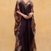 Rajdeep Ranawat Black Chintz Printed Kaftan With Kutch Borders -Inca Sales Store r 32rr2 1