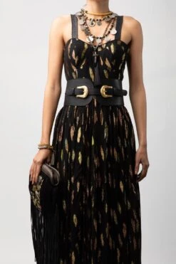 Rara Avis Long Dress With Cinched Waist -Inca Sales Store rarass20219 3