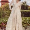 Ridhima Bhasin Ivory Floral Embellished Jacket Set -Inca Sales Store rb 1811rb20 1