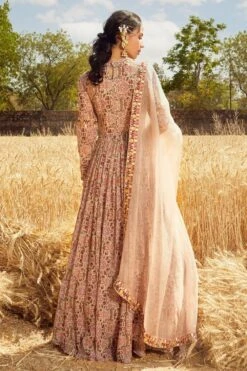 Ridhima Bhasin Grey Printed Anarkali Set 7 Ridhima Bhasin Grey Printed Anarkali Set -Inca Sales Store rbss21 14 3