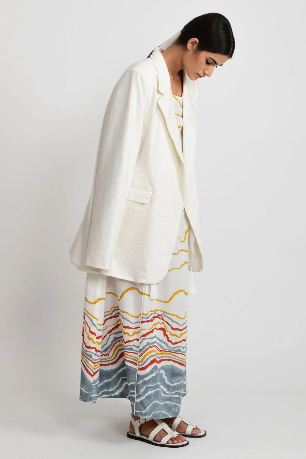 Rias Jaipur Ecru Oversized Blazer 4 Rias Jaipur Ecru Oversized Blazer - Image 2