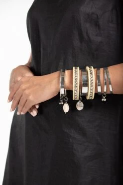 Ritika Sachdeva Silver Bangle Stack -Inca Sales Store rits4 2