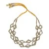 CVH 2 Line Rhomboid Necklace