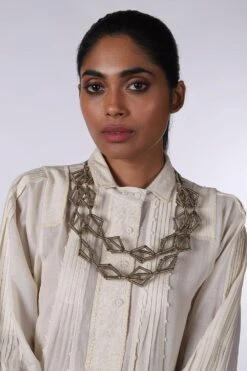 CVH 2 Line Rhomboid Necklace -Inca Sales Store rom gogo s 2