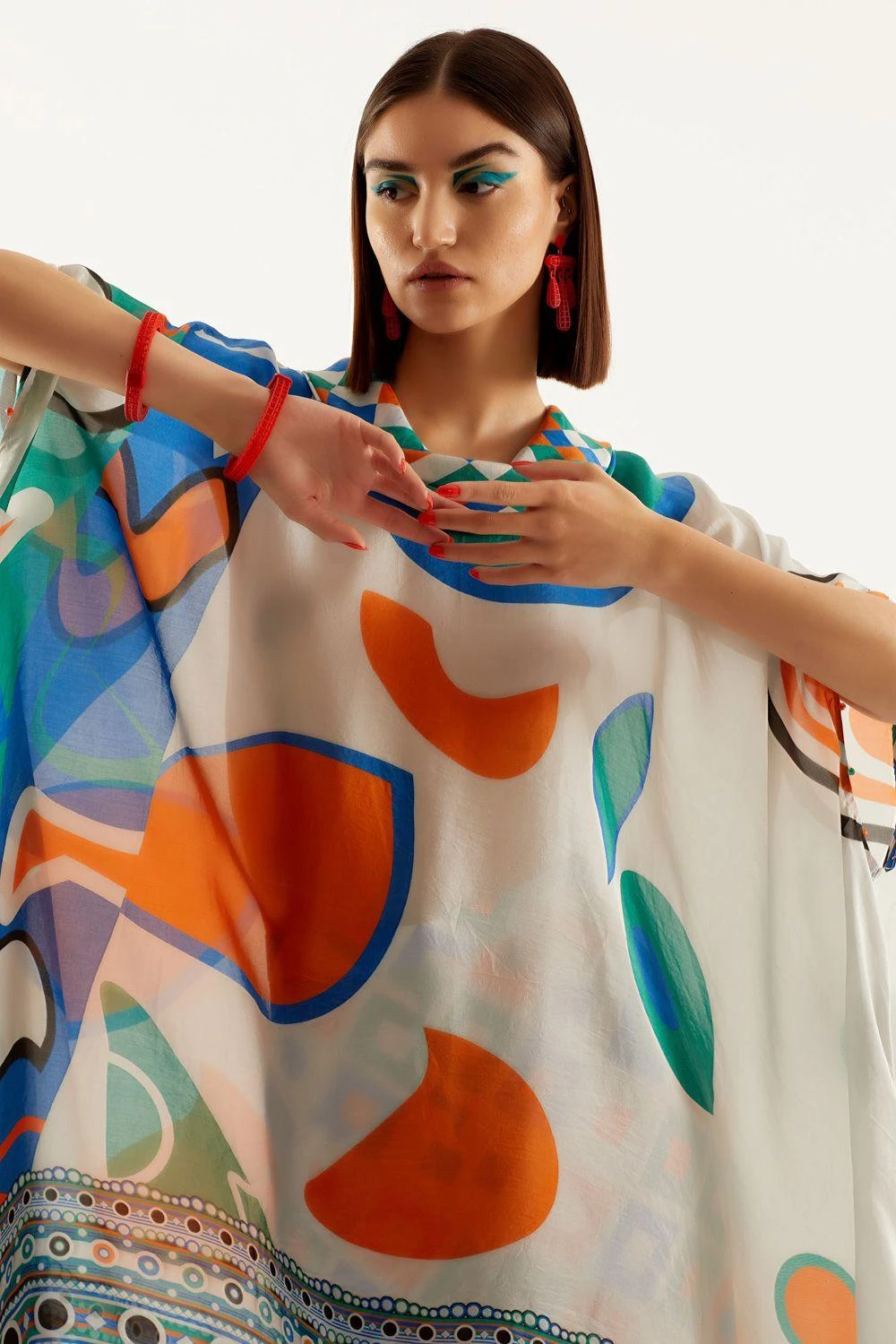 Rajdeep Ranawat Draped Cowl Neck Tunic With Pants Set 6 Rajdeep Ranawat Draped Cowl Neck Tunic With Pants Set - Image 4