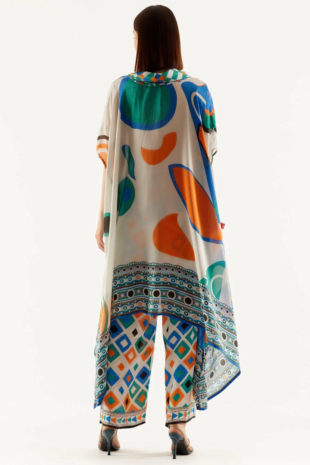 Rajdeep Ranawat Draped Cowl Neck Tunic With Pants Set 7 Rajdeep Ranawat Draped Cowl Neck Tunic With Pants Set - Image 5