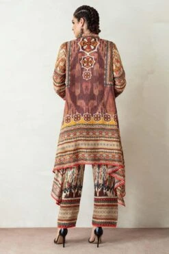 Rajdeep Ranawat Draped Printed Kurta And Pant Set -Inca Sales Store rr 392 4