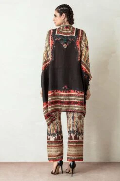 Rajdeep Ranawat Band Collar Tunic & Printed Pant Set -Inca Sales Store rr 412 5