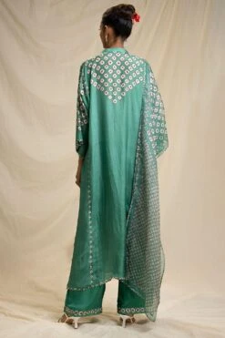 Rajdeep Ranawat Bandhni Printed Tunic Set With Stole -Inca Sales Store rr 819 3