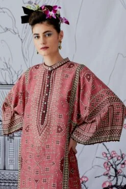 Rajdeep Ranawat Long Bandhani Printed Kurta Set -Inca Sales Store rr1069 4