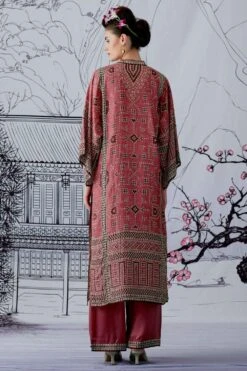 Rajdeep Ranawat Long Bandhani Printed Kurta Set -Inca Sales Store rr1069 6