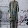 Rajdeep Ranawat Ombre Kaftan Tunic With Printed Palazzos