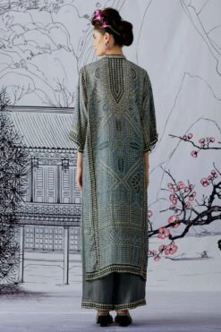 Rajdeep Ranawat Long Panelled Printed Kurta -Inca Sales Store rr1106 6