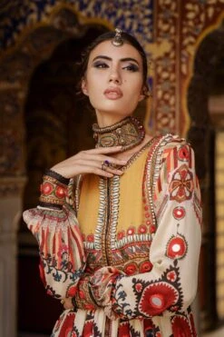 Rajdeep Ranawat Beige Printed Sharara Set -Inca Sales Store rr20762 rr20762a 5