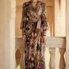 Rajdeep Ranawat Silk Wrap Maxi Dress