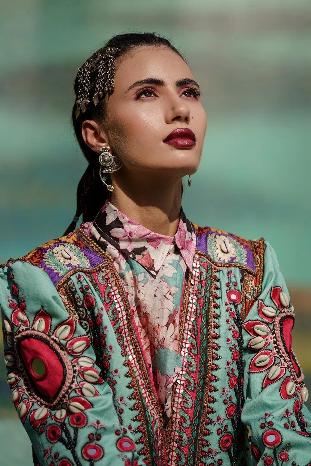 Rajdeep Ranawat Floral Printed Silk Shirt 6 Rajdeep Ranawat Floral Printed Silk Shirt - Image 4