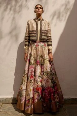 Rajdeep Ranawat Ivory Embellished Jacket -Inca Sales Store rr20787 3