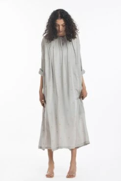 Three Grey Polka Dress