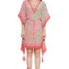Siddhartha Bansal Pink & Green Printed Kaftan -Inca Sales Store sb odsy 027 1