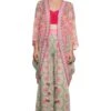 Siddhartha Bansal Pink & Green Embellished Shrug -Inca Sales Store sb odsy 035 1