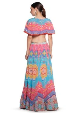 Siddhartha Bansal Multi Coloured Printed Lehenga Set -Inca Sales Store sb odsy 099 4