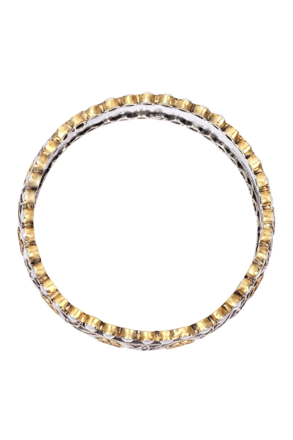 Sangeeta Boochra Silver Bangle With Pearls & Gemstone 6 Sangeeta Boochra Silver Bangle With Pearls & Gemstone - Image 4