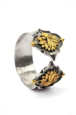 Sangeeta Boochra Sangeeta Boochra X Santoshi Shetty Silver Cuff -Inca Sales Store sbb 7001 3