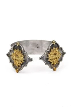 Sangeeta Boochra Sangeeta Boochra X Santoshi Shetty Silver Cuff -Inca Sales Store sbb 7001 4