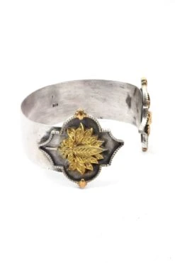 Sangeeta Boochra Sangeeta Boochra X Santoshi Shetty Silver Cuff -Inca Sales Store sbb 7001 5