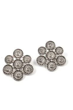 Sangeeta Boochra Silver Handmade Earrings
