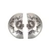 Sangeeta Boochra Silver Crescent Studs -Inca Sales Store sbe 5397 1