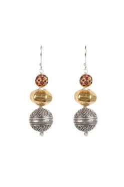 Sangeeta Boochra Gold Plated Hook Earrings