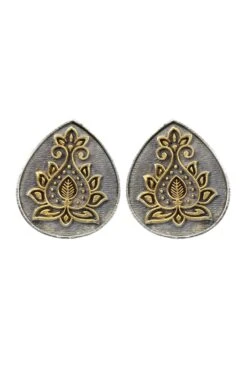 Sangeeta Boochra Sangeeta Boochra X Santoshi Shetty Silver Earrings -Inca Sales Store sbe 7037 3