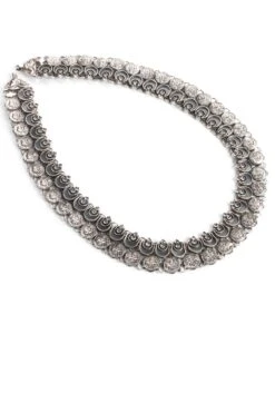 Sangeeta Boochra Silver Handmade Necklace
